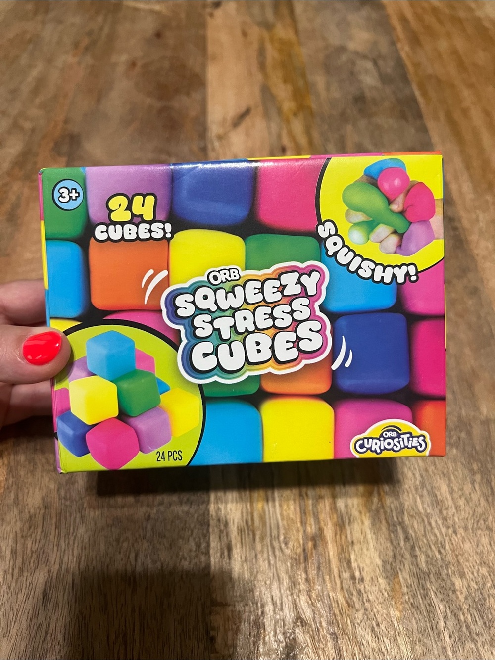 ORB Sqweezy Stress Cubes - Multicolor